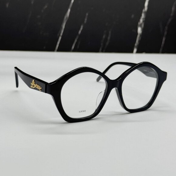NEW LOEWE LW50053F 001 EYEGLASSES WOMEN BLACK ROUND EYEWEAR main image 9